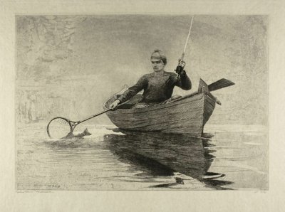 Légyhorgászat, Saranac-tó alkotó: Winslow Homer