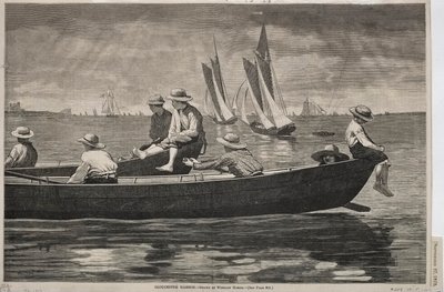 Gloucester kikötő alkotó: Winslow Homer