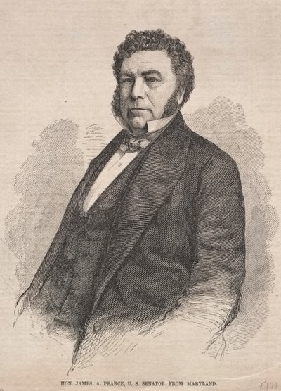 Hon. James A. Pearce, az Egyesült Államok Maryland szenátora, 1859. alkotó: Winslow Homer