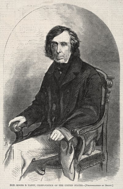Roger B. Taney úr, az Egyesült Államok Legfelsőbb Bíróságának elnöke alkotó: Winslow Homer