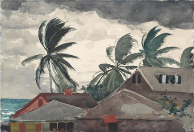 Hurrikán, Bahamák, 1898. alkotó: Winslow Homer