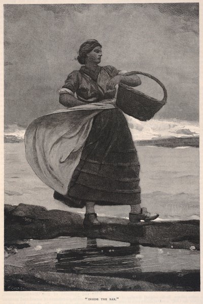 Inside the Bar, a Century Magazine 1883. novemberi számából alkotó: Winslow Homer