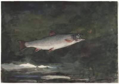 Ugráló pisztráng alkotó: Winslow Homer