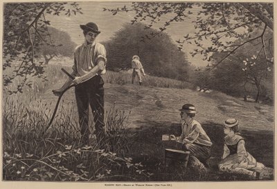 Making Hay, megjelent 1872. alkotó: Winslow Homer