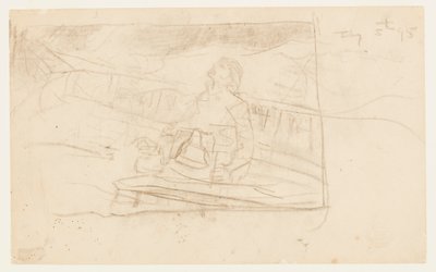 Férfi a fedélzeten a hajóharanggal alkotó: Winslow Homer