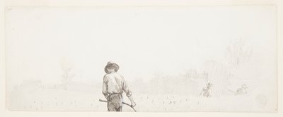 Férfi kaszával alkotó: Winslow Homer