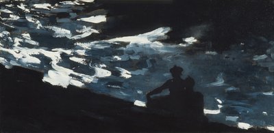 Holdfény a vízen, 1906 körül alkotó: Winslow Homer