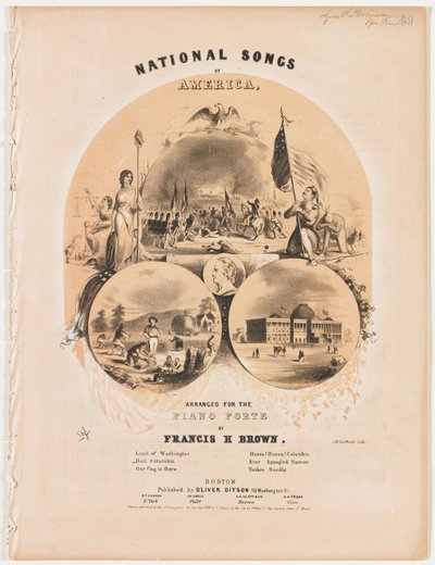 Amerika nemzeti dalai [Ötoldalas dal lap] alkotó: Winslow Homer
