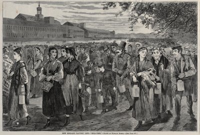 New England Factory Life – Bell-Time, 1868. alkotó: Winslow Homer