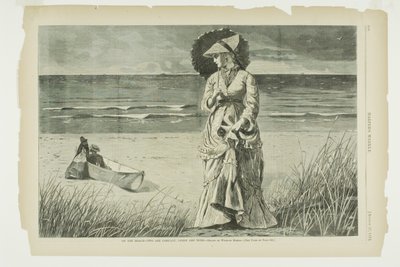 A tengerparton - ketten társaság, hárman senki alkotó: Winslow Homer