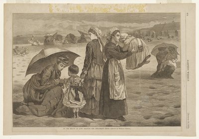 A Long Branch-i tengerparton - A gyermekek órája alkotó: Winslow Homer