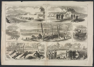 Hadseregünk Yorktown előtt, Virginia, 1862. alkotó: Winslow Homer