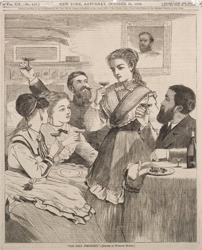 "A következő elnökünk"
 alkotó: Winslow Homer