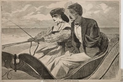 Öntözőhelyeink – Az üres hüvely Newportban, 1865. alkotó: Winslow Homer