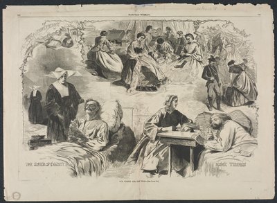 Our Women and the War, 1862.  alkotó: Winslow Homer