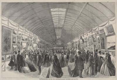 A Vásár Képgalériája, a Tizennegyedik utcai épület. alkotó: Winslow Homer