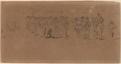 Felkészülés az 1862. márciusra. alkotó: Winslow Homer