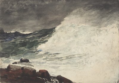 Prout nyaka, hullámtörés, 1887 alkotó: Winslow Homer