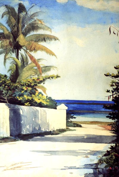Út Nassauban, 1898-99 alkotó: Winslow Homer