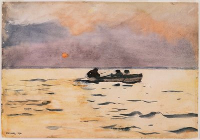 Hazafelé evezve alkotó: Winslow Homer