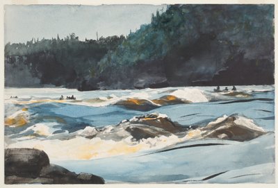 Saguenay folyó, Lower Rapids alkotó: Winslow Homer