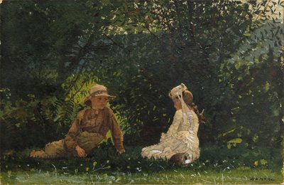 Jelenet a Houghton farmon alkotó: Winslow Homer