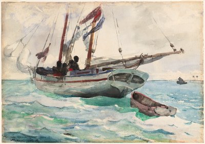 Schooner - Nassau alkotó: Winslow Homer