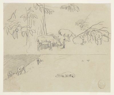 Birkák legeltetése alkotó: Winslow Homer