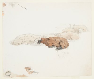 Pihenő juhok alkotó: Winslow Homer