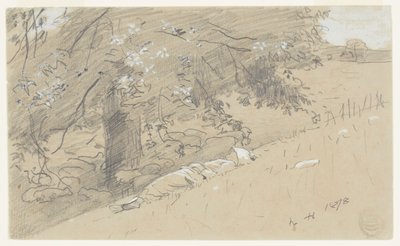 Pásztorlány pihen egy fa alatt alkotó: Winslow Homer