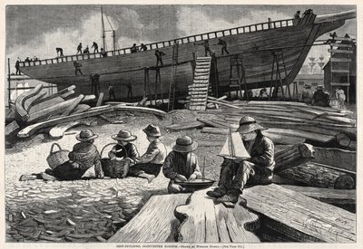 Hajógyártás, Gloucester kikötője alkotó: Winslow Homer