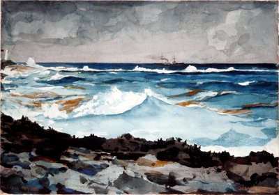 Shore and Surf, Nassau alkotó: Winslow Homer