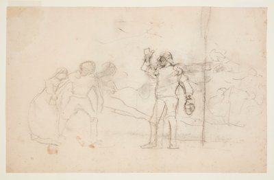 Vázlat a "The Wreck"-hez alkotó: Winslow Homer