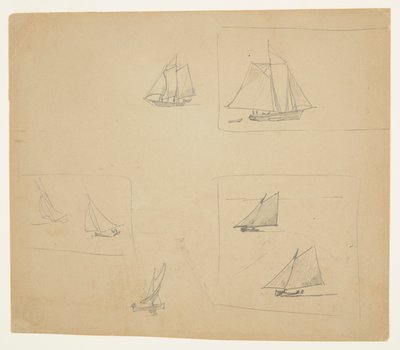 Vázlatok a vitorlás kézművességről alkotó: Winslow Homer