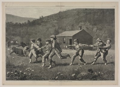Snap-the-Whip, 1873. alkotó: Winslow Homer