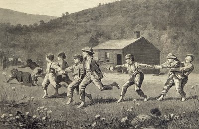 Snap the Whip (fametszet) alkotó: Winslow Homer