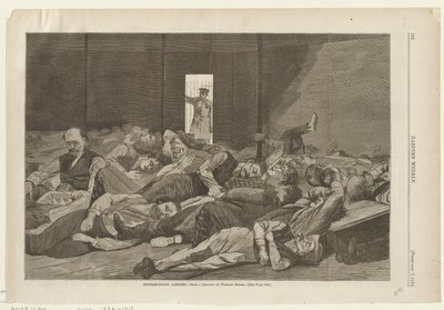 A pályaudvar éjszakázó vendégei alkotó: Winslow Homer