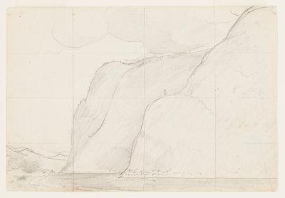 Tanulmány a "Cape Trinity, Saguenay River" számára alkotó: Winslow Homer