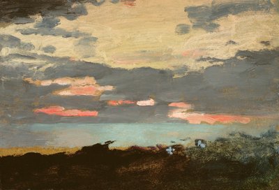 Naplemente, Saco Bay alkotó: Winslow Homer
