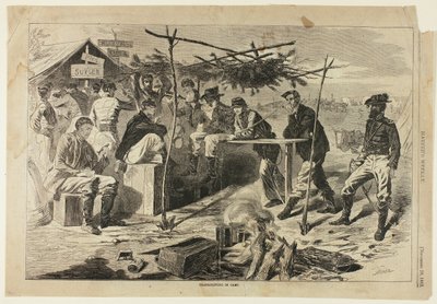 Hálaadás a táborban alkotó: Winslow Homer