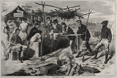Hálaadás a táborban alkotó: Winslow Homer