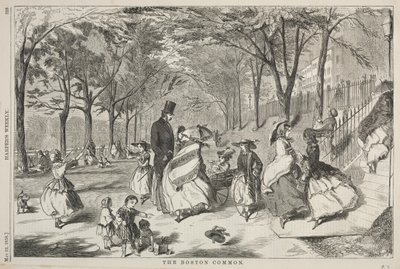 A Boston Common, 1858. alkotó: Winslow Homer