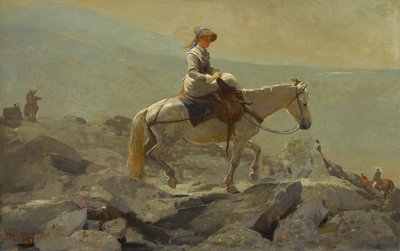 The Bridle Path, White Mountains, 1868 alkotó: Winslow Homer