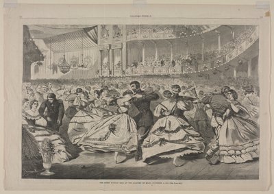 A Nagy Orosz Bál a Zeneakadémián, 1863. november 5. alkotó: Winslow Homer