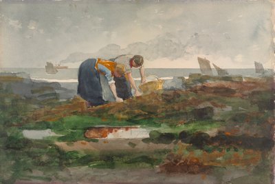 A kagylógyűjtők alkotó: Winslow Homer