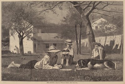 The Nooning, 1873-ban jelent meg. alkotó: Winslow Homer