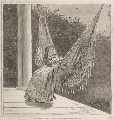 A Robins-jegyzet, 1870. alkotó: Winslow Homer