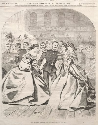 Az orosz bál - A vacsorateremben alkotó: Winslow Homer