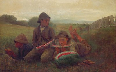 A görögdinnyefiúk, 1876 alkotó: Winslow Homer
