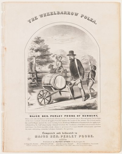 A talicskás polka [Ötoldalas dal lap, teljes] alkotó: Winslow Homer